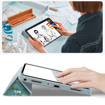 TechProtect SmartCase for Samsung Galaxy Tab A9+ / A11+ Plus 11.0 X210 / X215 / X216 / X230 / X235 / X236 - Blue and White_7