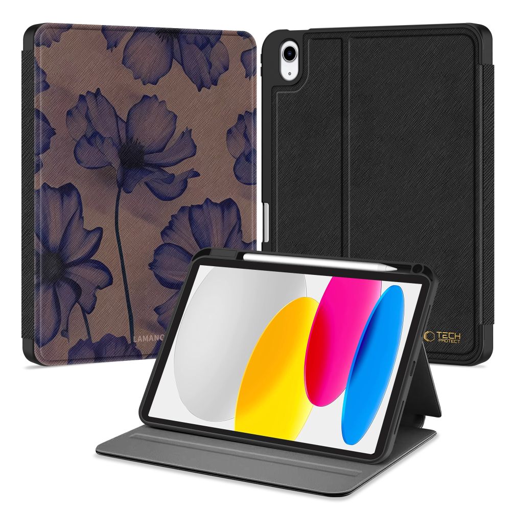 Tech-Protect Lamanona iPad 10.9” 10 / 2022 / 11” 11 / 2025 Case - Black_0