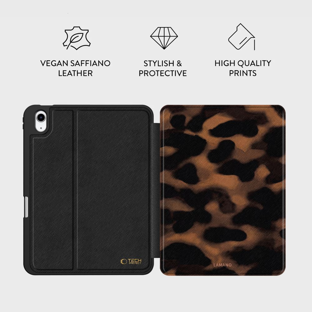 Tech-Protect Lamano case for iPad 10.9” 10 / 2022 / 11” 11 / 2025 - brown and black_4