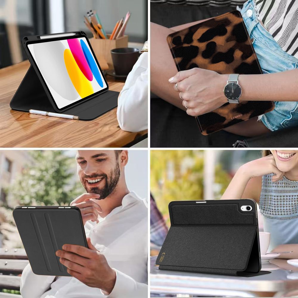 Tech-Protect Lamano case for iPad 10.9” 10 / 2022 / 11” 11 / 2025 - brown and black_8