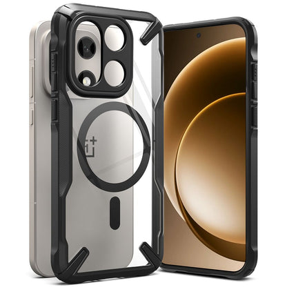 Ringke Fusion X Magnetic MagSafe Case for OnePlus 15 - Clear Black_0