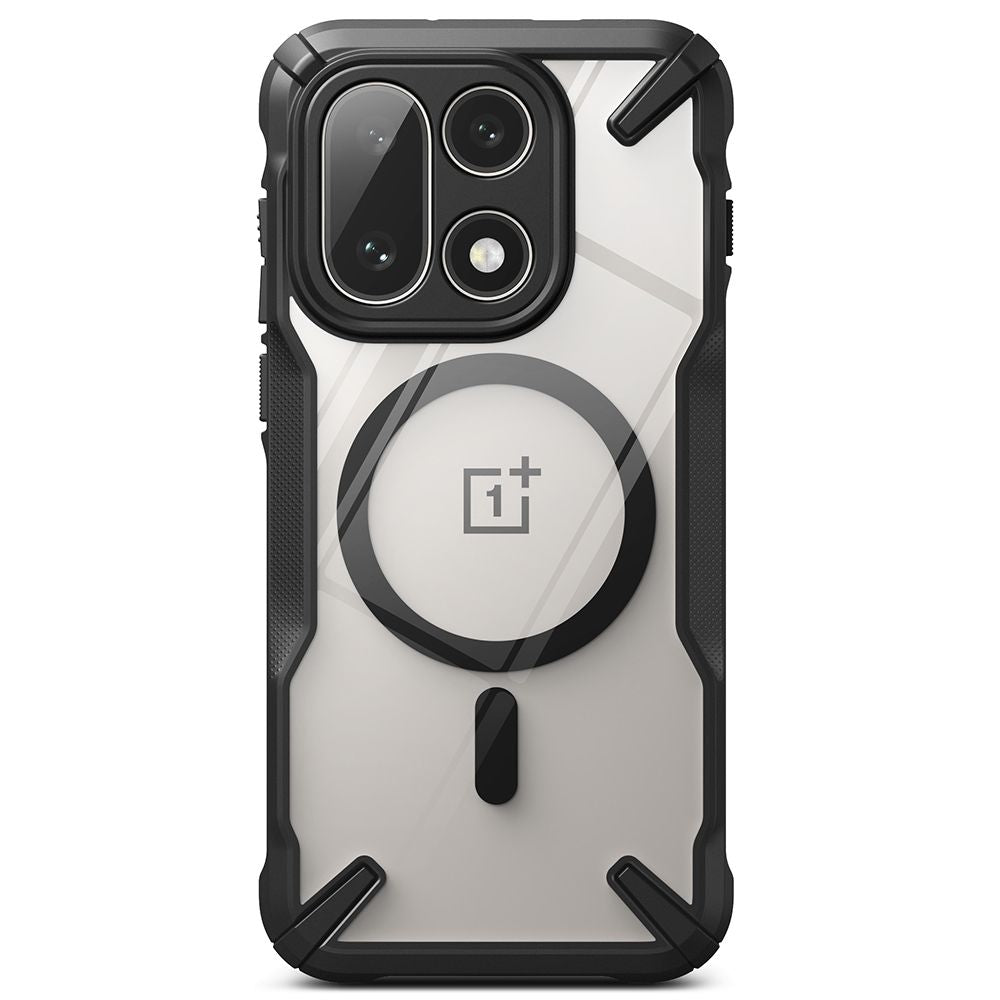 Ringke Fusion X Magnetic MagSafe Case for OnePlus 15 - Clear Black_2