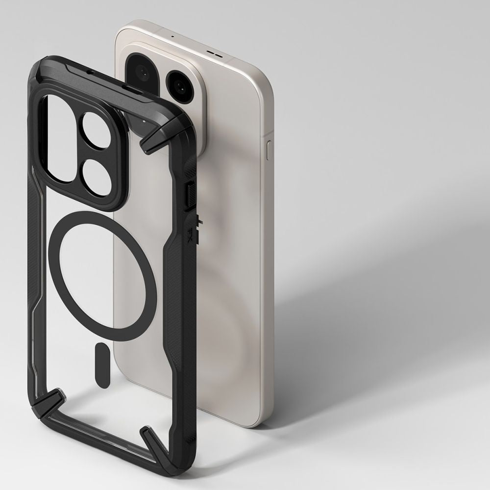 Ringke Fusion X Magnetic MagSafe Case for OnePlus 15 - Clear Black_4