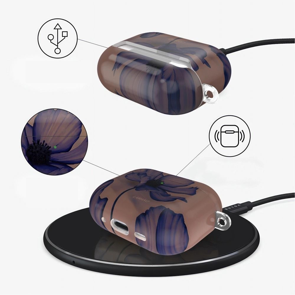 Tech-Protect Lamano case for AirPods Pro 1 / 2 - brown-purple_4