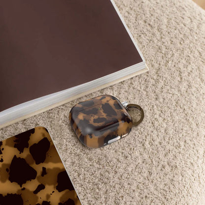 Tech-Protect Lamano case for AirPods 4 - brown and black_6