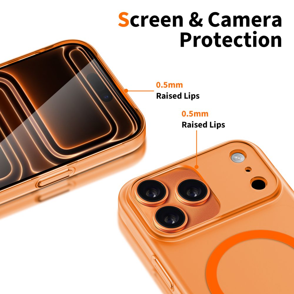 Tech-Protect Magslim MagSafe Case for iPhone 17 Pro - Orange_3