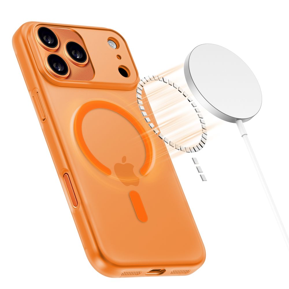 Tech-Protect Magslim MagSafe Case for iPhone 17 Pro Max - Orange_2