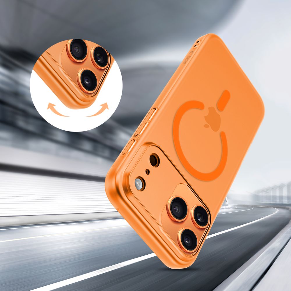 Tech-Protect Magslim MagSafe Case for iPhone 17 Pro Max - Orange_5
