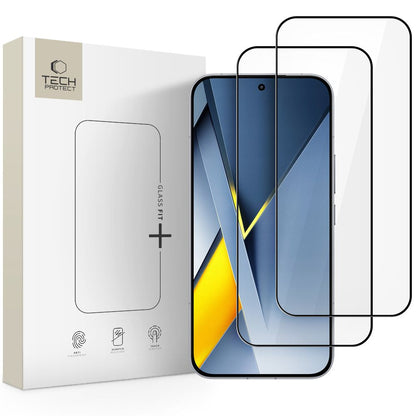 Tech-Protect Glass Fit+ 2-pack for Xiaomi Poco F8 Pro Ultra - black_0