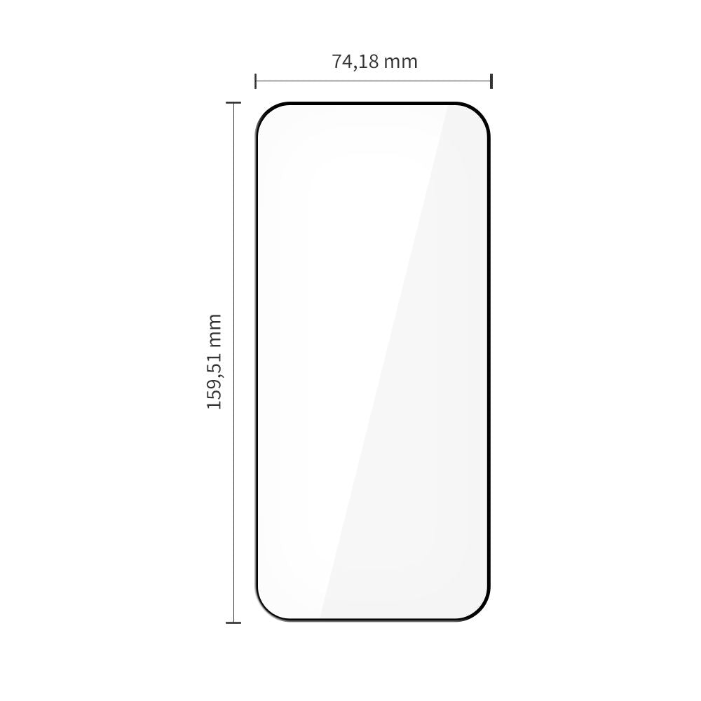 Tech-Protect Glass Fit+ 2-pack for Xiaomi Poco F8 Pro Ultra - black_1
