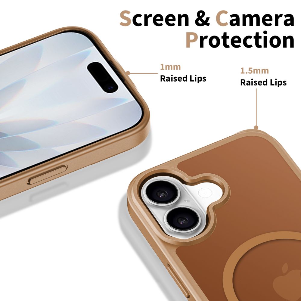 Tech-Protect BasicMag MagSafe Case for iPhone 17 - Brown_3