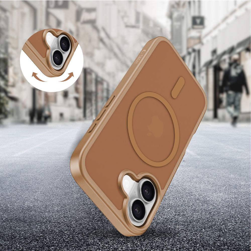Tech-Protect BasicMag MagSafe Case for iPhone 17 - Brown_5