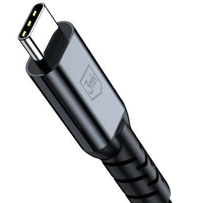 3mk Hyper Cable N-SERIES Thunderbolt 4 USB-C / USB-C 1m 48V/5A 40Gb/s 240W 8K60Hz - black_5