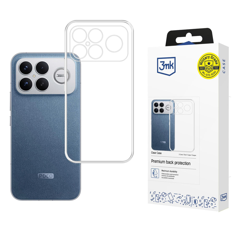 3mk Clear Case for Xiaomi Poco F8 Ultra - transparent_0