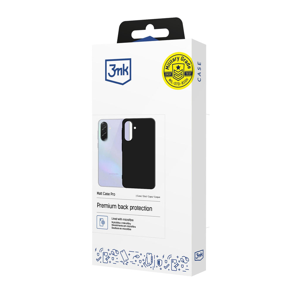 3mk Matt Case Pro for Samsung Galaxy A37 - matte black_10