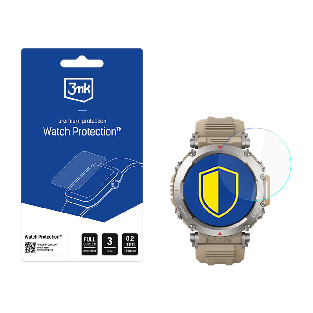 Hybrid glass for the display of the 3mk smartwatch Watch Protection FlexibleGlass for Amazfit T-Rex Ultra_0