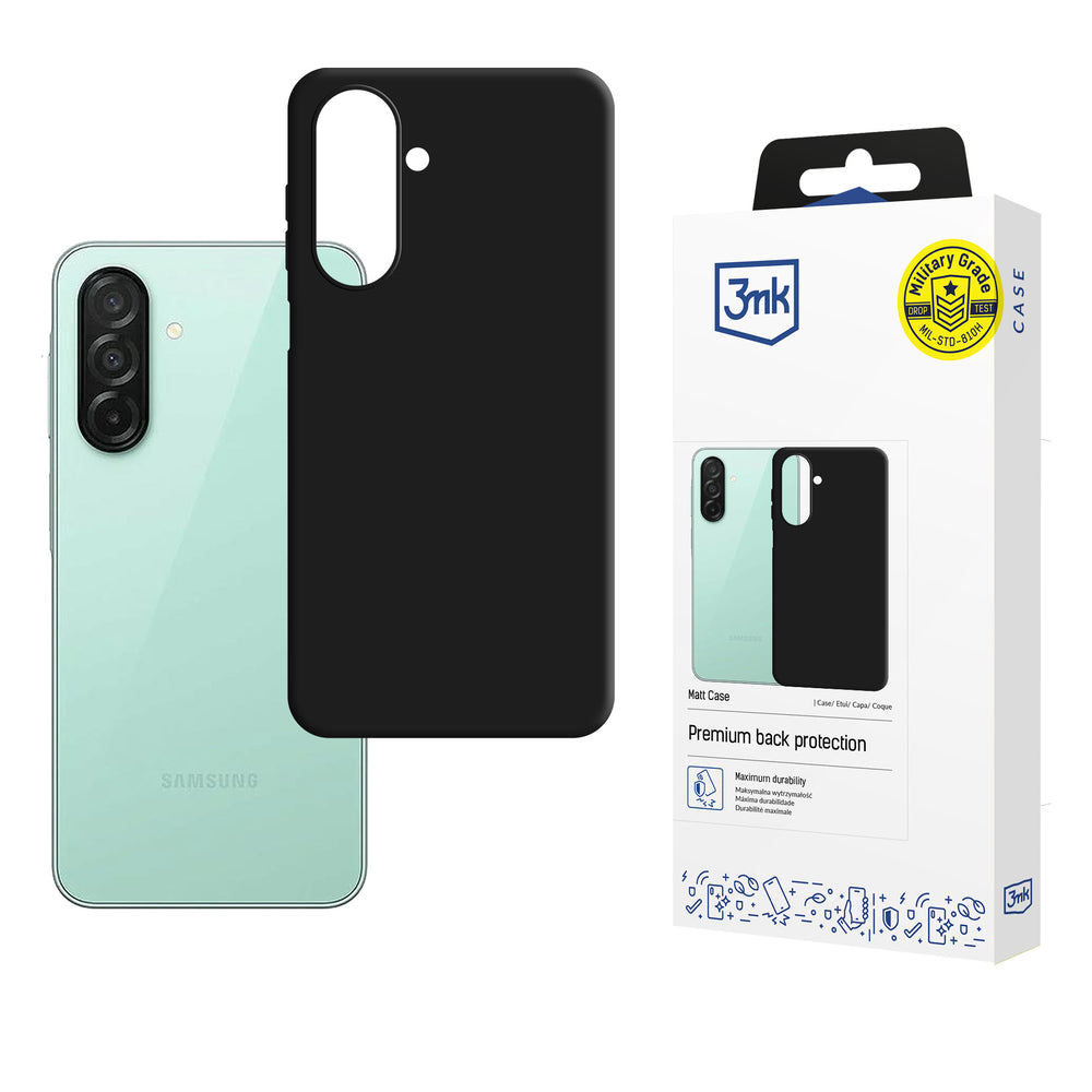 3mk Matt Case for Samsung Galaxy A27 5G - Matte Black_0