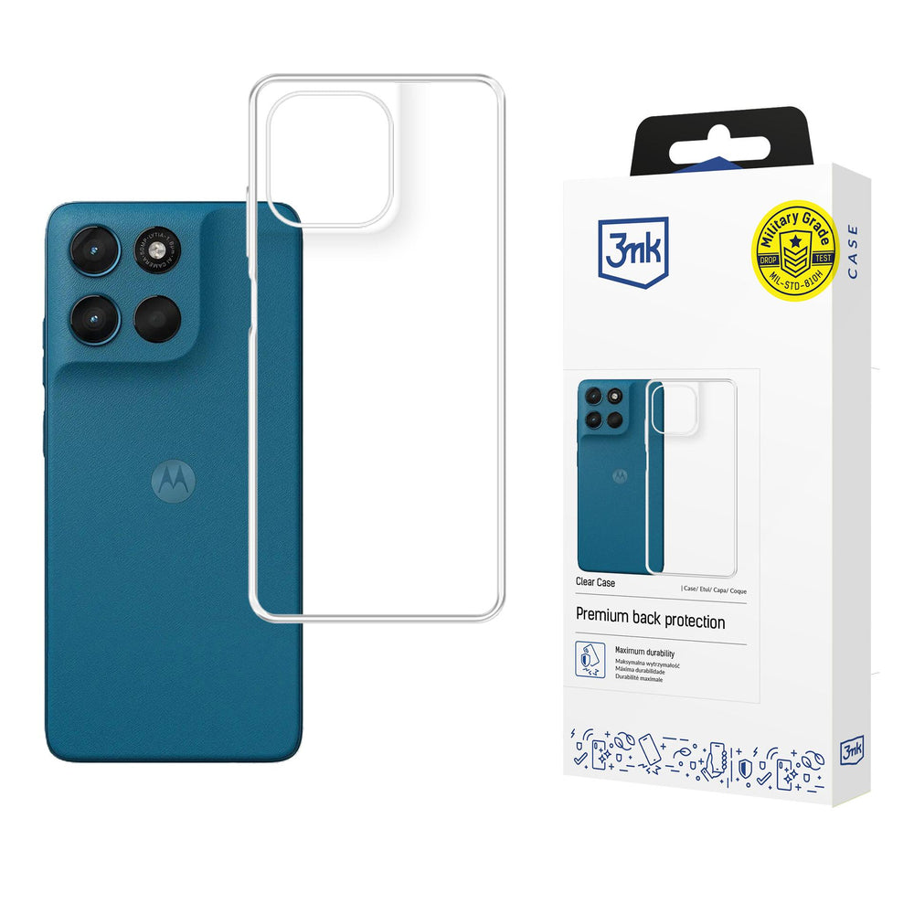 3mk Clear Case for Motorola Moto G57 Power - transparent_0