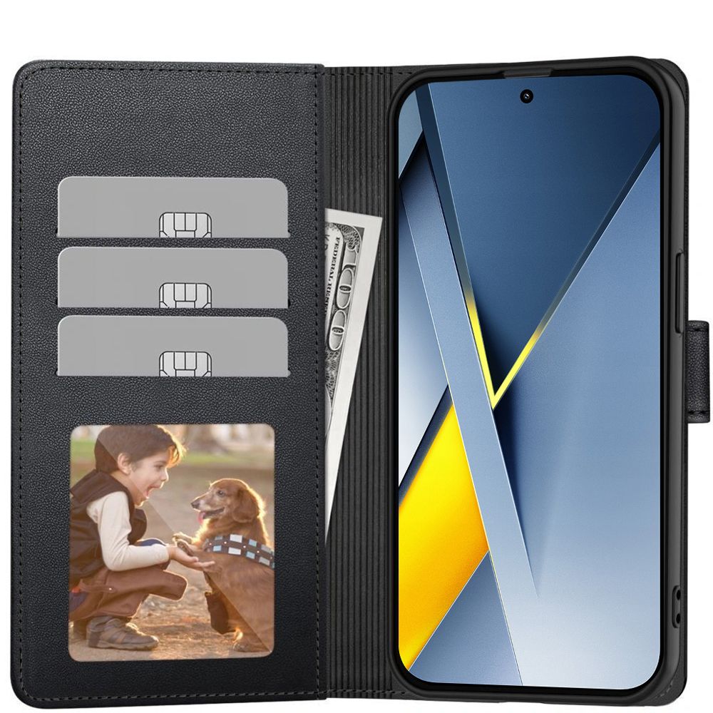 Tech-Protect Wallet Case for Xiaomi Poco F8 Ultra - Black_1