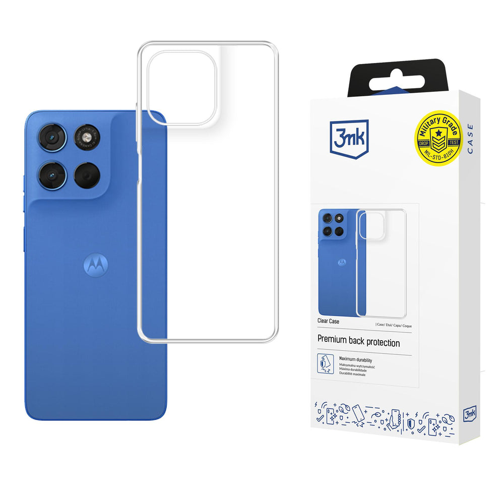 3mk Clear Case for Motorola Moto G57 - transparent_0