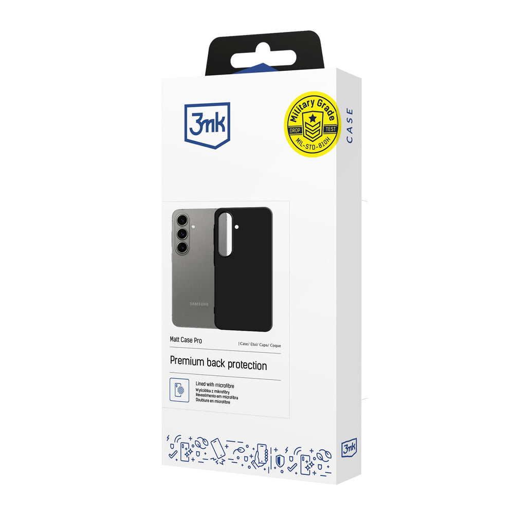 3mk Matt Case Pro for Samsung Galaxy A57 - matte black_14