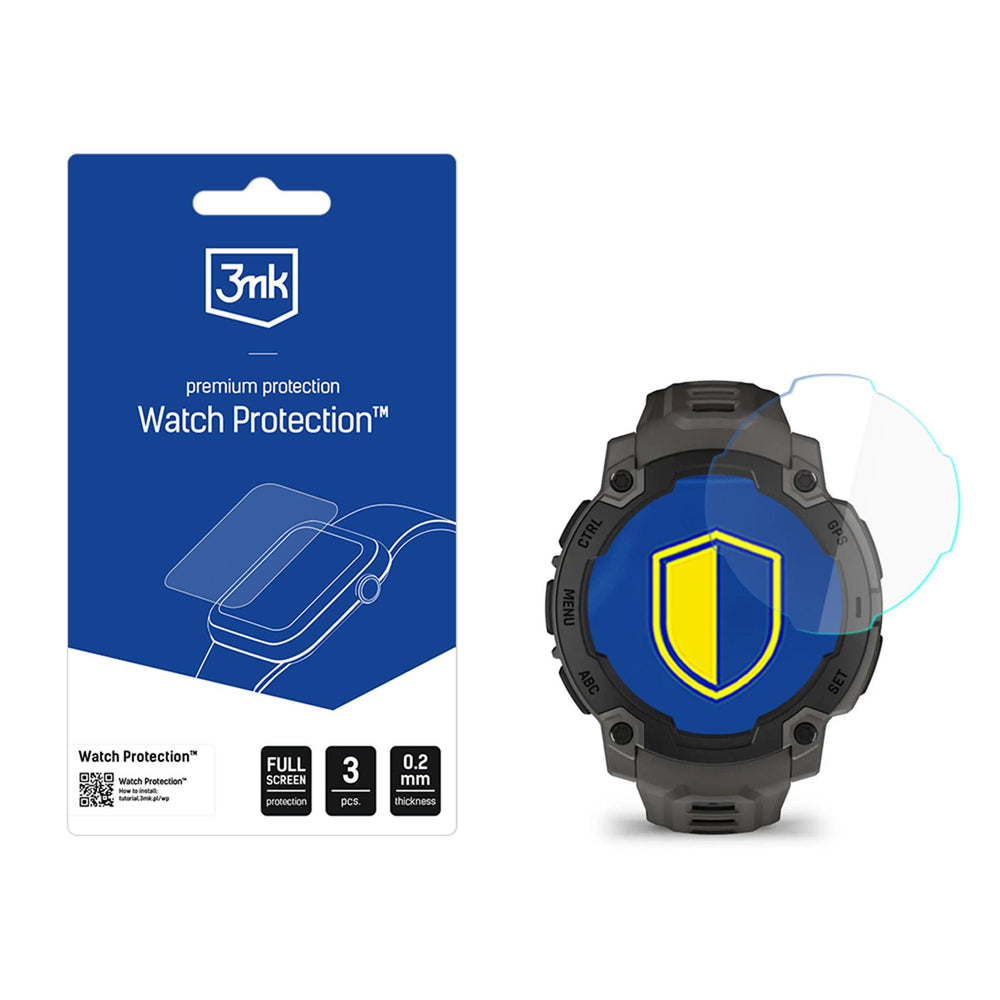 3mk Watch Protection FlexibleGlass Hybrid Glass for Garmin Instinct E 45mm_0