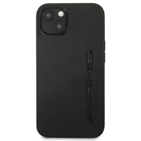 Etui Mercedes AMG Leather Hot Stamped na iPhone 13 / 14 / 15 - czarne_2