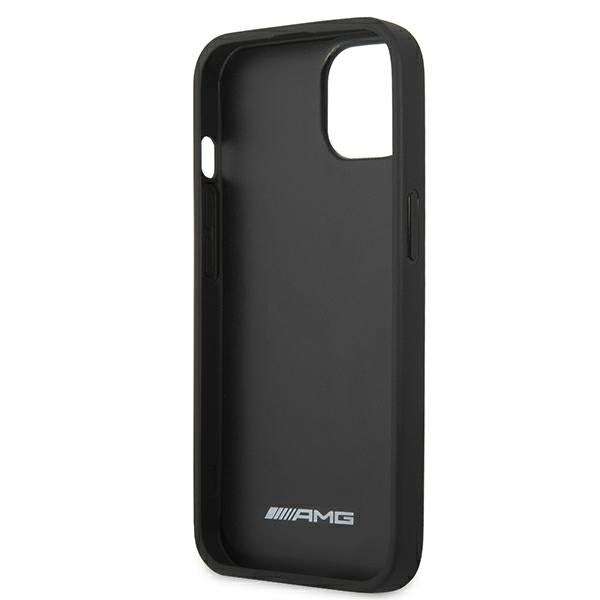 Etui Mercedes AMG Leather Hot Stamped na iPhone 13 / 14 / 15 - czarne_6