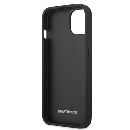 Etui Mercedes AMG Leather Hot Stamped na iPhone 13 / 14 / 15 - czarne_6
