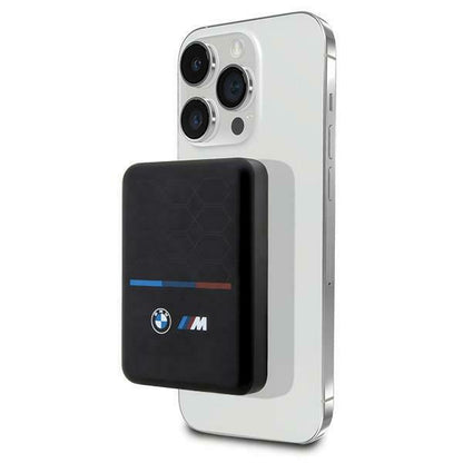BMW M Collection MagSafe 15W 3000mAh Inductive Power Bank - Black_0