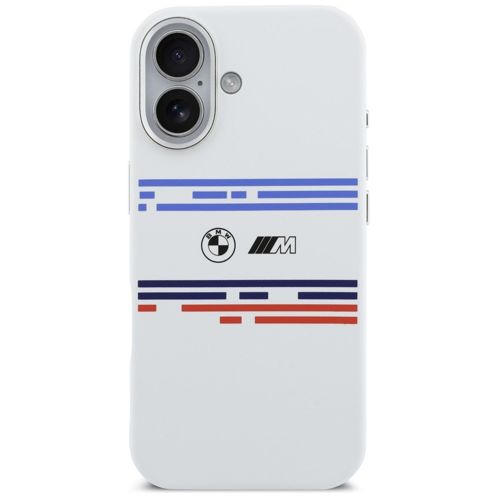 BMW M Silicon Horizontal Line MagSafe Case for iPhone 17 - White_2
