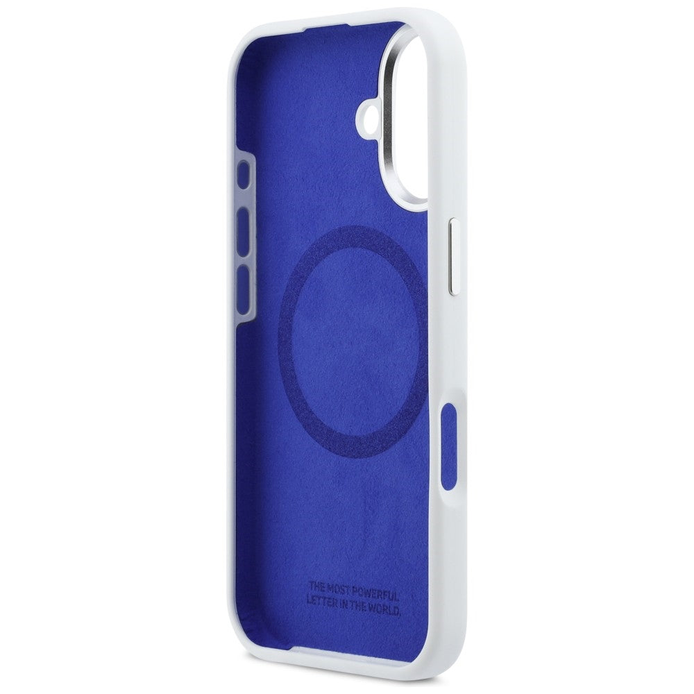BMW M Silicon Horizontal Line MagSafe Case for iPhone 17 - White_6