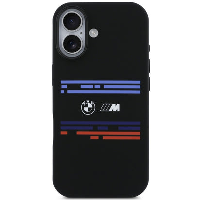 BMW M Silicon Horizontal Line MagSafe Case for iPhone 17 - Black_2