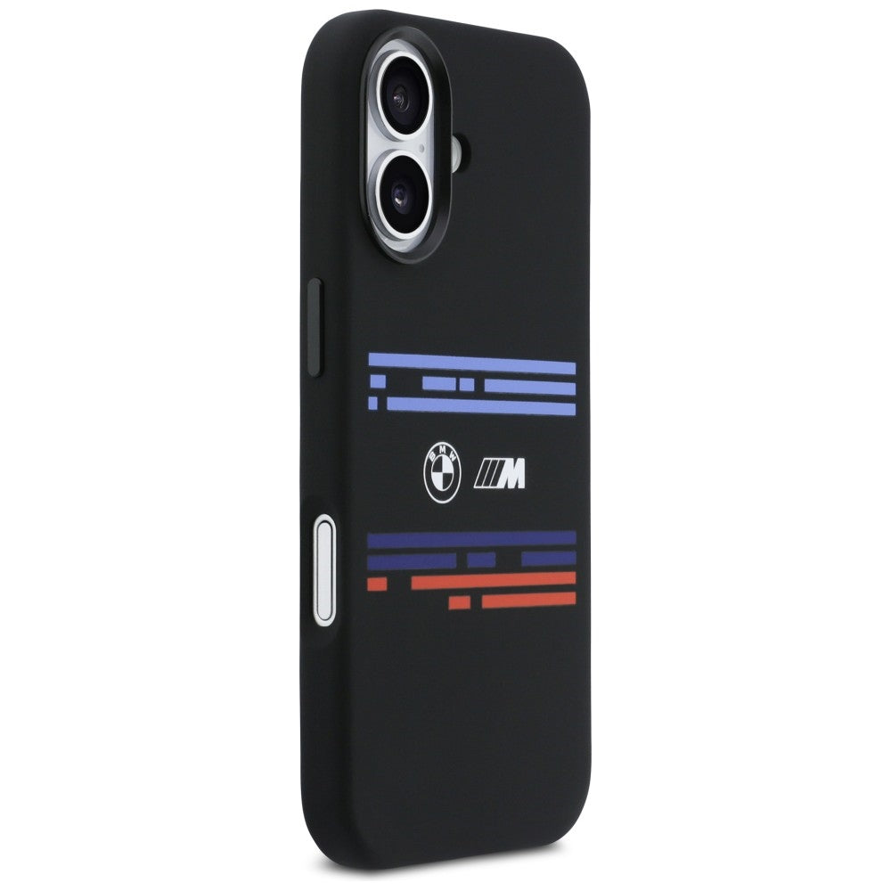 BMW M Silicon Horizontal Line MagSafe Case for iPhone 17 - Black_3