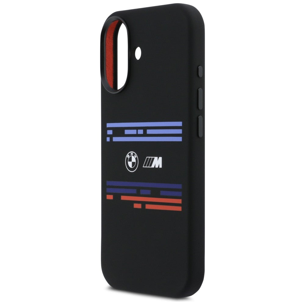 BMW M Silicon Horizontal Line MagSafe Case for iPhone 17 - Black_5