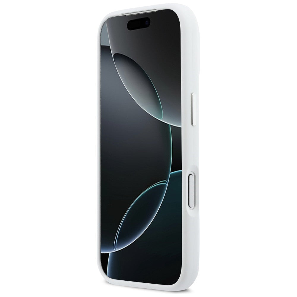 BMW M Silicon Horizontal Line MagSafe Case for iPhone 17 Pro - White_4