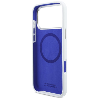 BMW M Silicon Horizontal Line MagSafe Case for iPhone 17 Pro Max - White_6