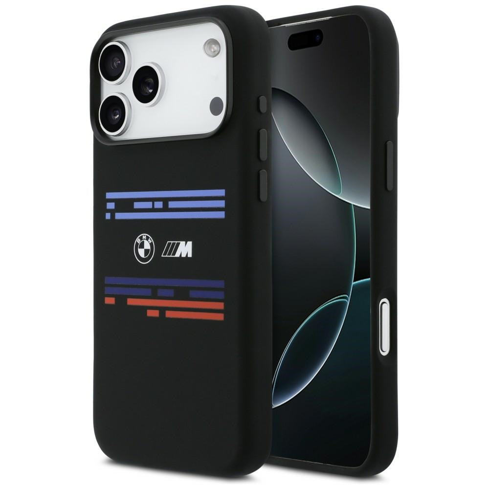 BMW M Silicon Horizontal Line MagSafe Case for iPhone 17 Pro Max - Black_0