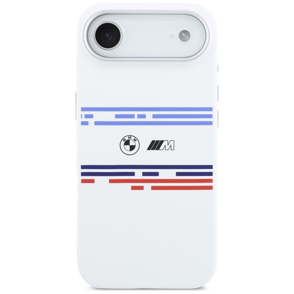 BMW M Silicon Horizontal Line MagSafe Case for iPhone Air - White_2