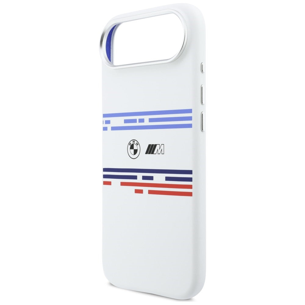 BMW M Silicon Horizontal Line MagSafe Case for iPhone Air - White_5