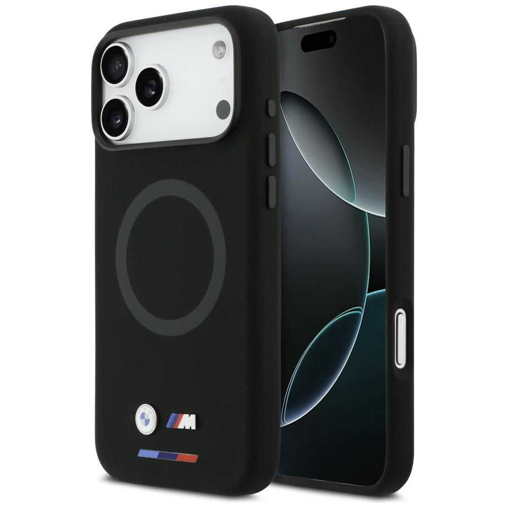 BMW M Silicon Logo MagSafe Case for iPhone 17 Pro Max - Black_0