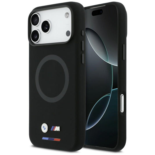 BMW M Silicon Logo MagSafe Case for iPhone 17 Pro Max - Black_0