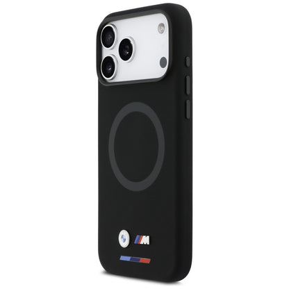 BMW M Silicon Logo MagSafe Case for iPhone 17 Pro Max - Black_1