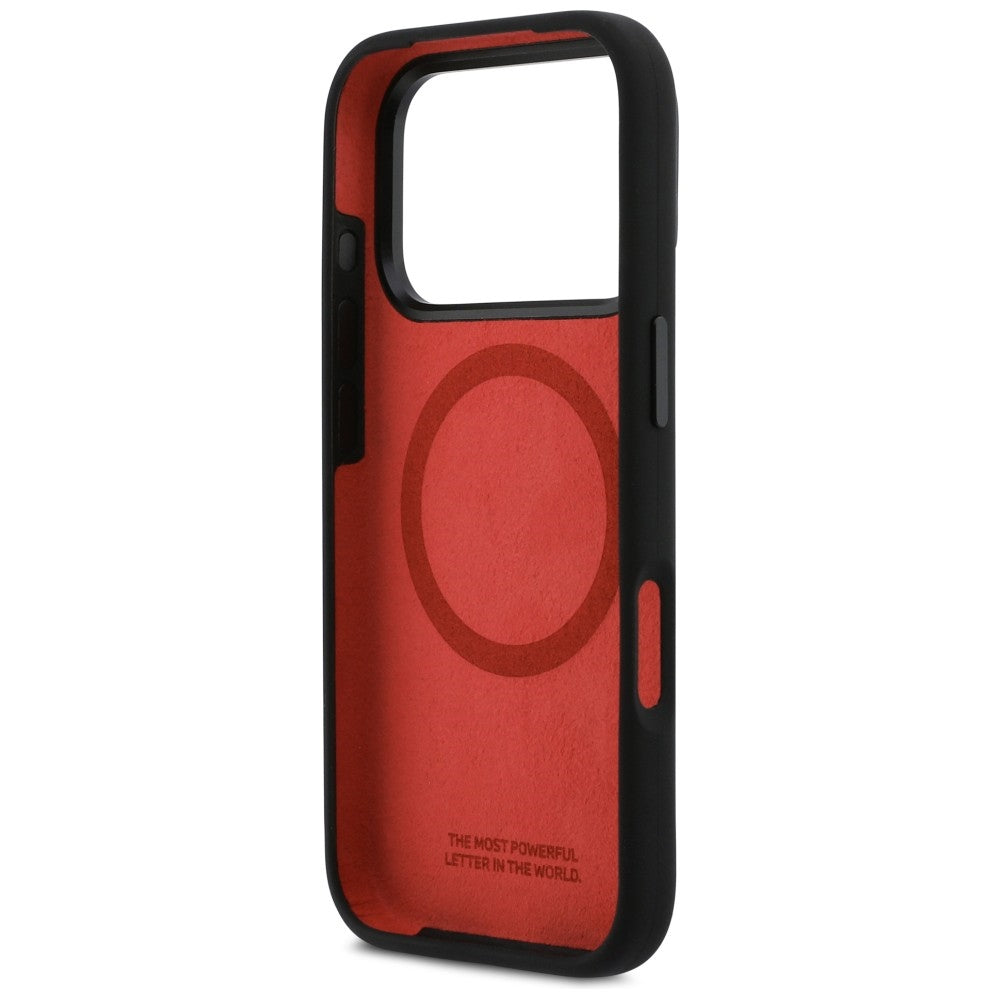 BMW M Silicon Tricolor Line MagSafe Case for iPhone 17 Pro - Black_6