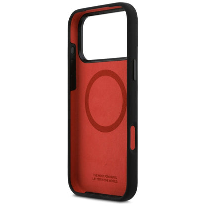 BMW M Silicon Tricolor Line MagSafe Case for iPhone 17 Pro Max - Black_6