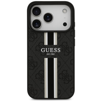 Guess 4G Printed Stripes MagSafe case for iPhone 17 Pro - black_2
