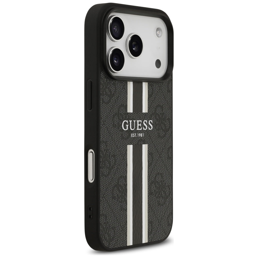Guess 4G Printed Stripes MagSafe case for iPhone 17 Pro - black_3