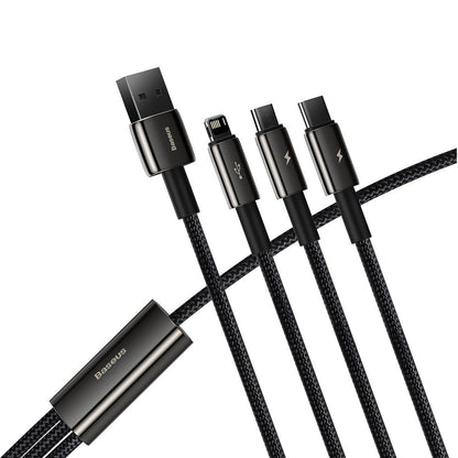 Baseus Tungsten 3in1 cable USB - USB Type C / Lightning / micro USB 3.5 A 1.5 m black (CAMLTWJ-01)_11
