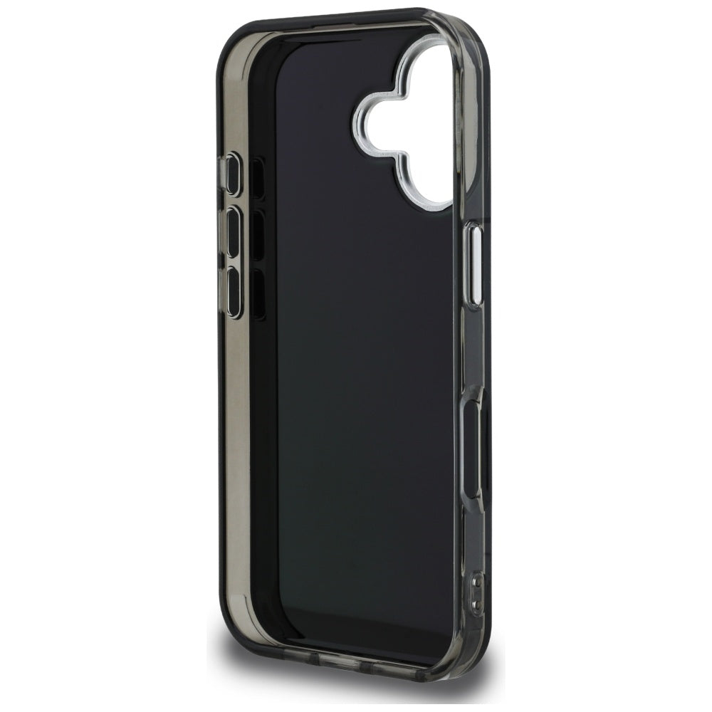 Karl Lagerfeld IML Aquarelle Choupette &amp; Logo iPhone 16 Case - Black_6