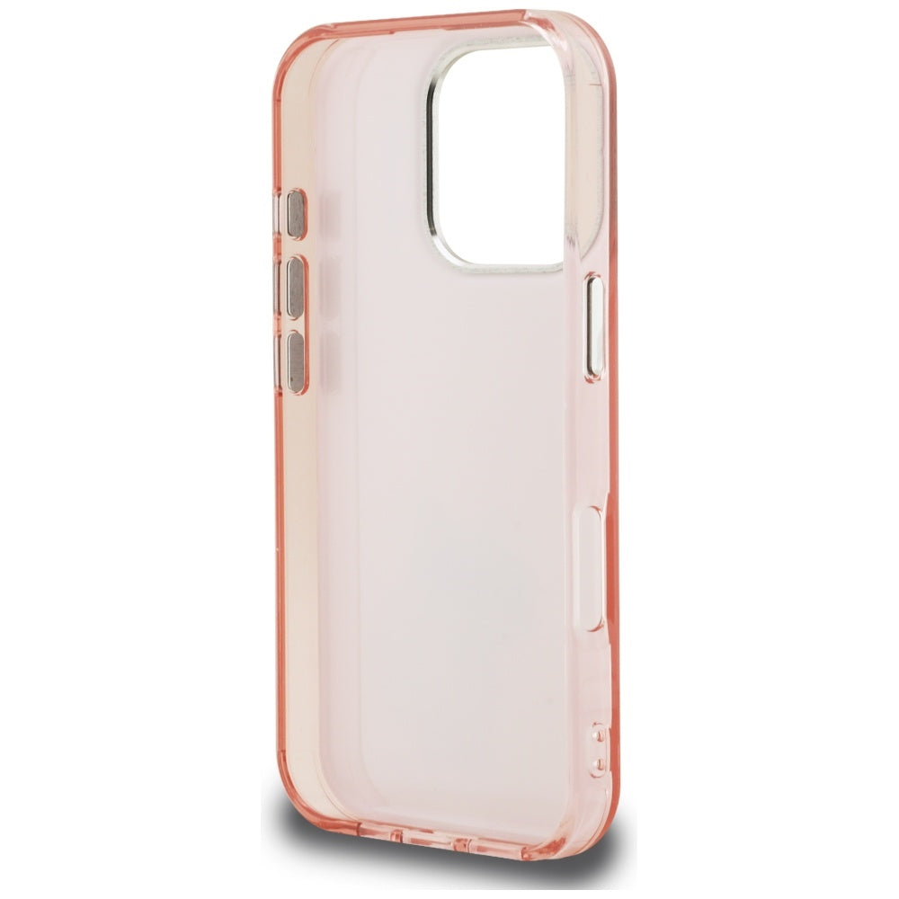 Karl Lagerfeld IML Aquarelle Choupette &amp; Logo iPhone 16 Pro Case - Pink_6
